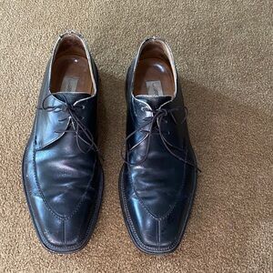 Mezlan Black Oxford Shoes 12 see pix for signs of wear